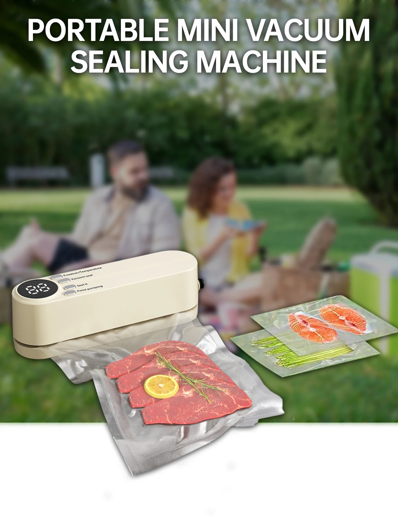 SealMate Pro – 4-in-1 Cordless Food Vacuum Sealer