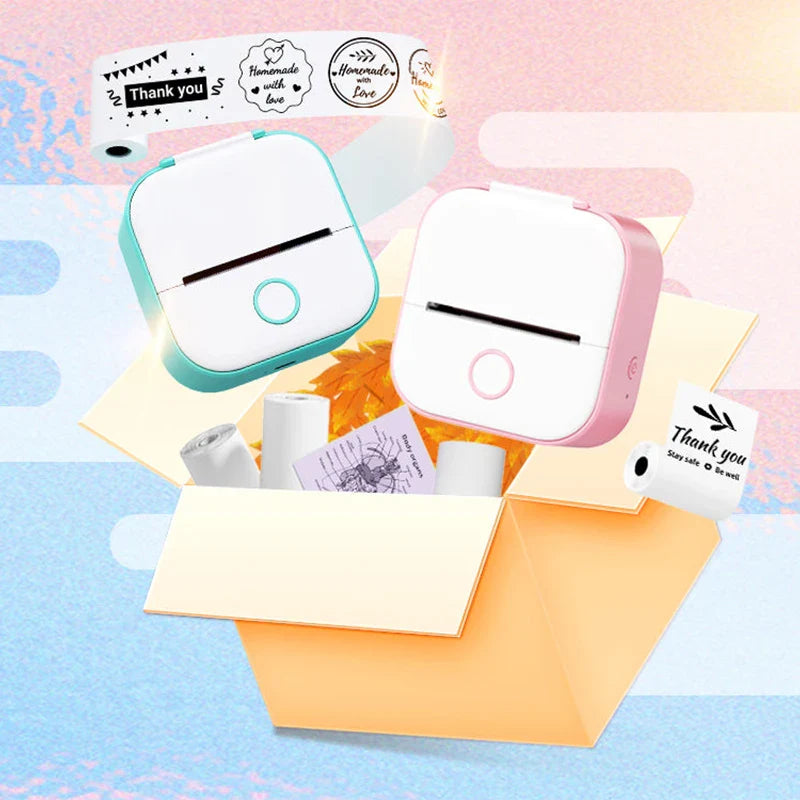 Wall-Y Inkless Bluetooth Pocket Printer – Mini Sticker & Notes Printer