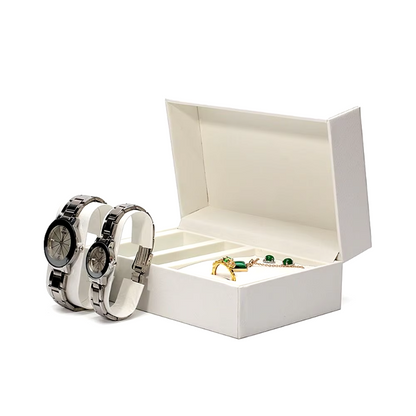 Luxury Lockable Presentation Gift Box with Elegant Display and Storage Drawer