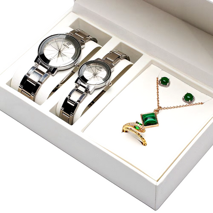 Luxury Lockable Presentation Gift Box with Elegant Display and Storage Drawer