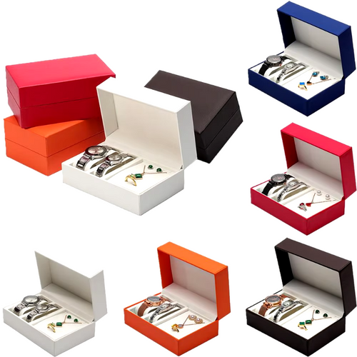 Luxury Lockable Presentation Gift Box with Elegant Display and Storage Drawer