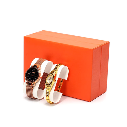 Luxury Lockable Presentation Gift Box with Elegant Display and Storage Drawer