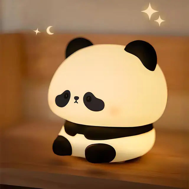 BIG FACE - Adorable Silicone Animal Night Lamps – Rabbit, Panda, Sheep & More - LoveInTheBox