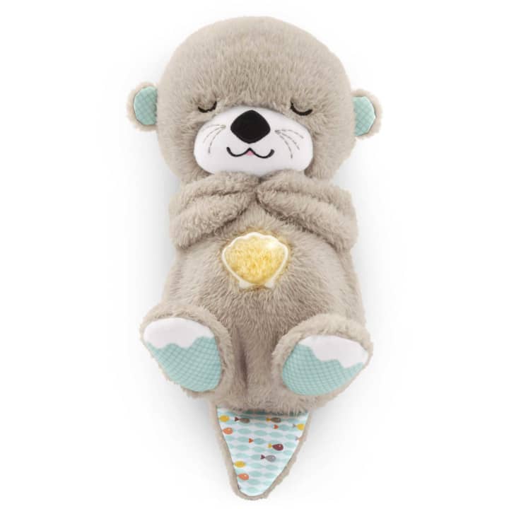 Soothe 'n Snuggle Otter Plush Toy With Rhythmic Breathing Motions - LoveInTheBox