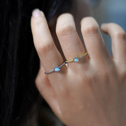 Celeste Moonstone Ring - LoveInTheBox