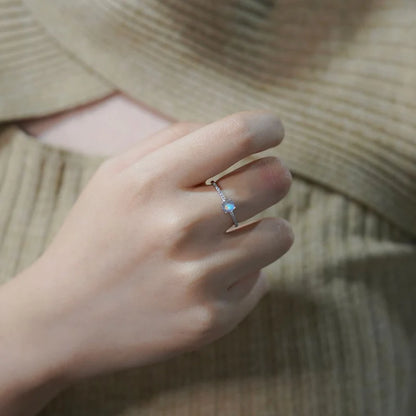 Celeste Moonstone Ring - LoveInTheBox