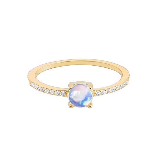 Celeste Moonstone Ring