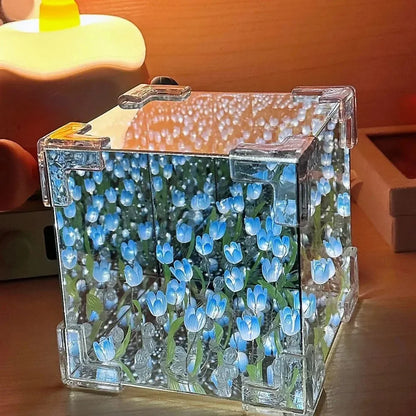 DIY Tulip Flower Night Lamp Kit – 3D Sea Cube Design - LoveInTheBox