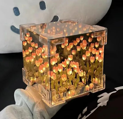 DIY Tulip Flower Night Lamp Kit – 3D Sea Cube Design - LoveInTheBox