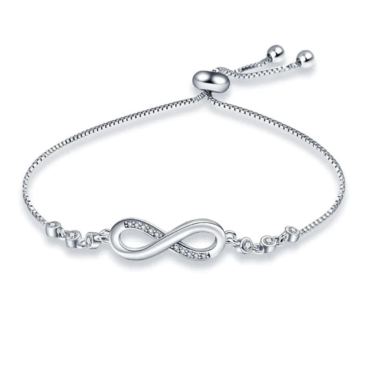 Eternal Love Sterling Silver Braclet - LoveInTheBox