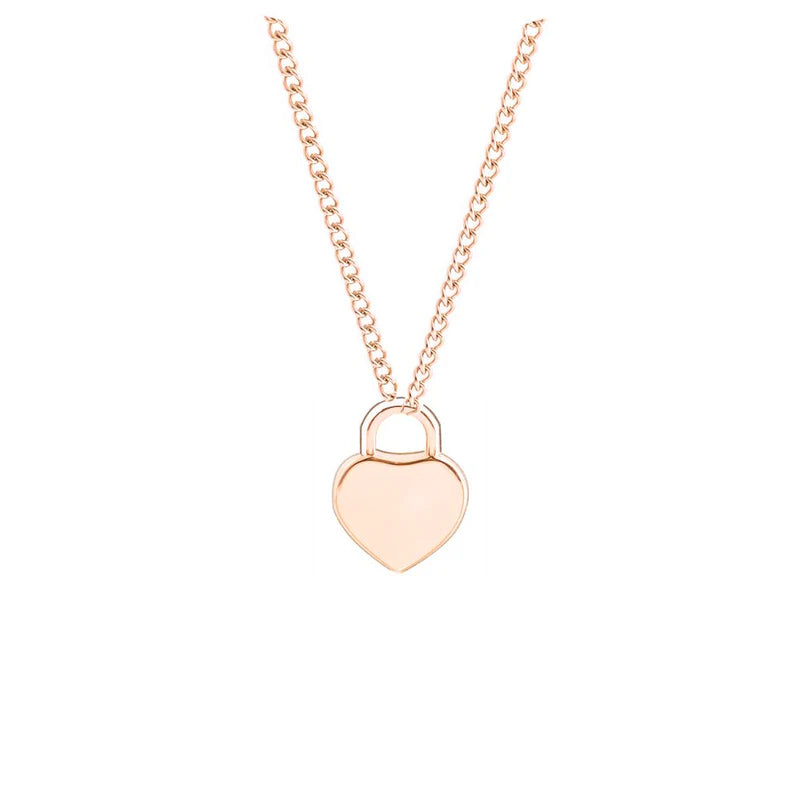 Initials Heart Pendant Necklace - LoveInTheBox