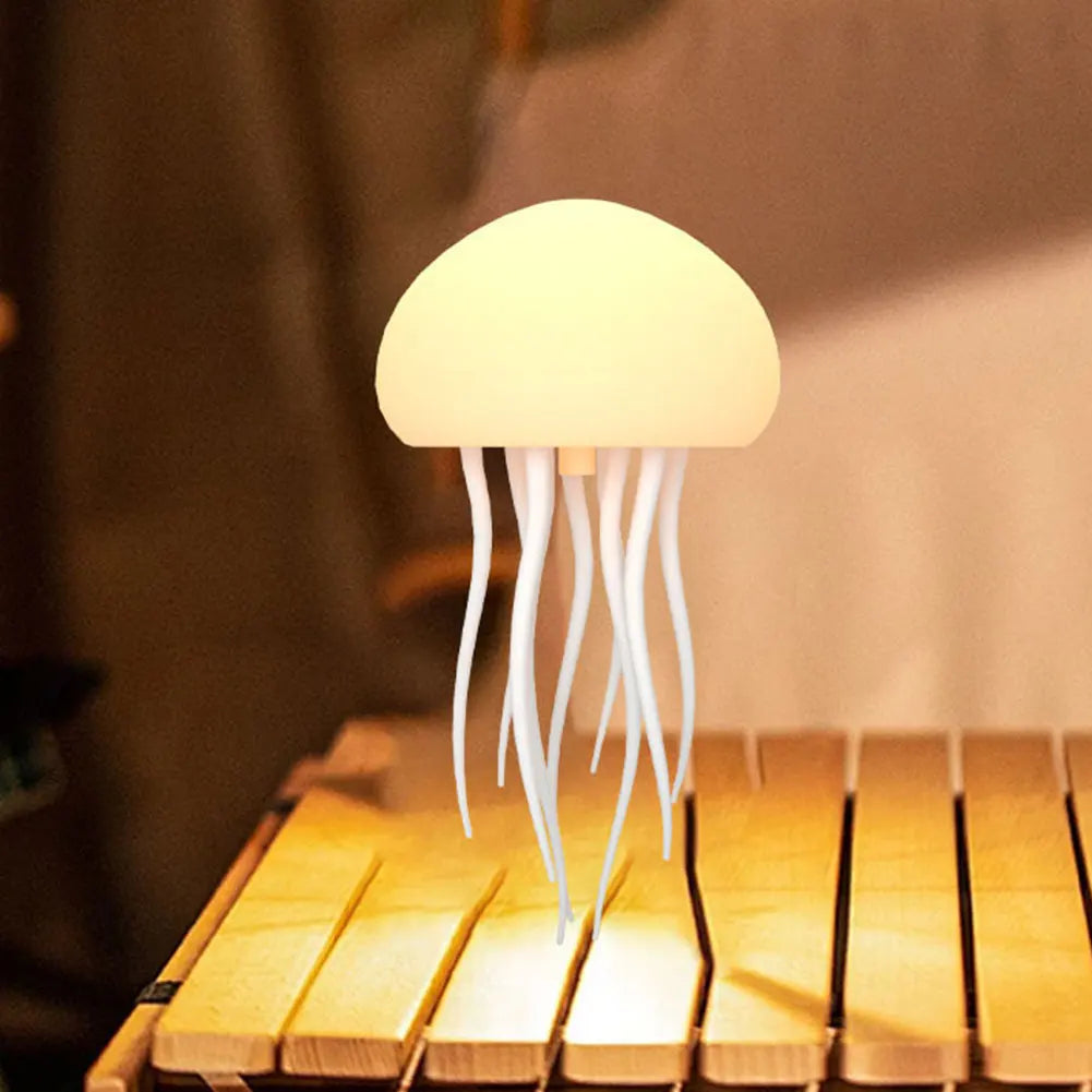 Smart Jellyfish Desk Lamp with USB Voice Control Light - LoveInTheBox