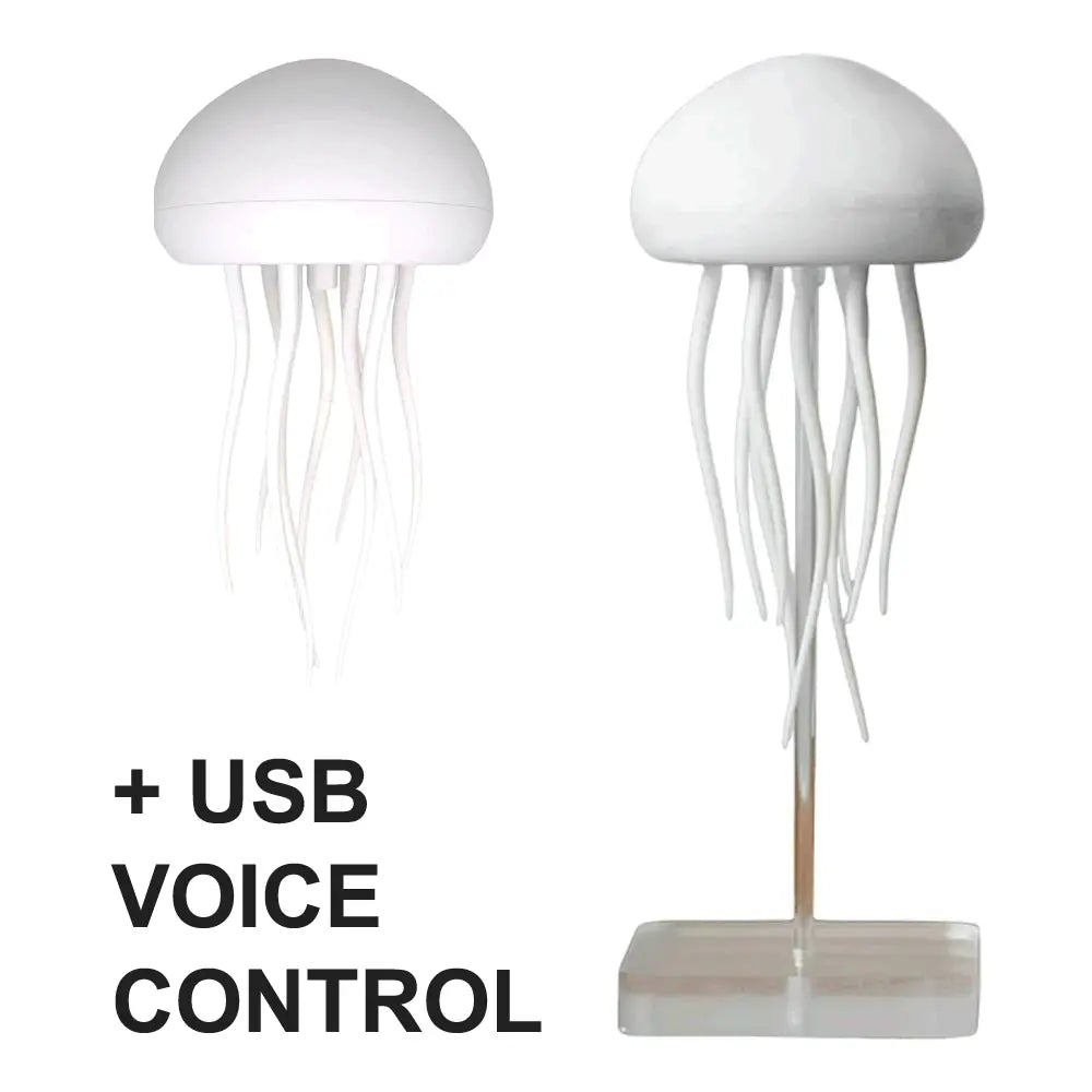 Smart Jellyfish Desk Lamp with USB Voice Control Light - LoveInTheBox