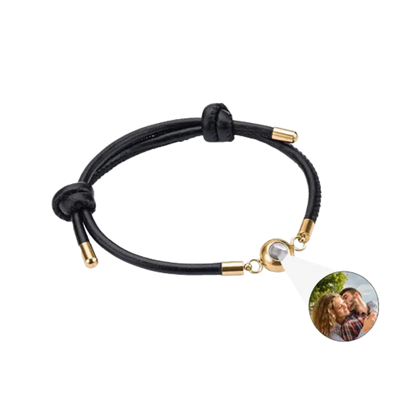 LEATHER PROJECTION BRACELET (WITH GIFT BOX) - LoveInTheBox