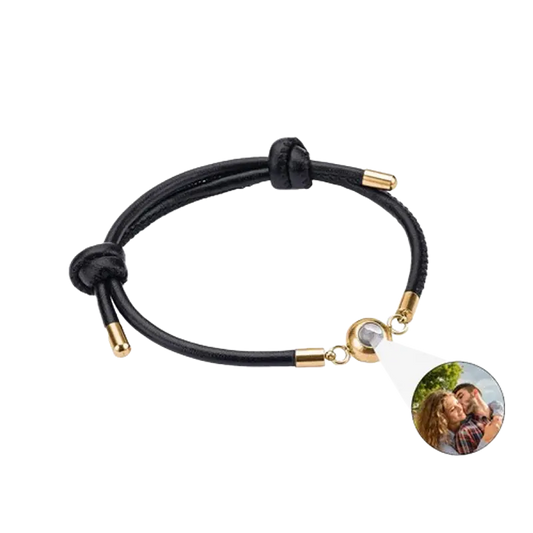 LEATHER PROJECTION BRACELET (WITH GIFT BOX) - LoveInTheBox