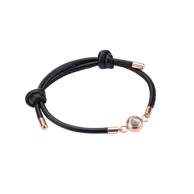 LEATHER PROJECTION BRACELET (WITH GIFT BOX) - LoveInTheBox