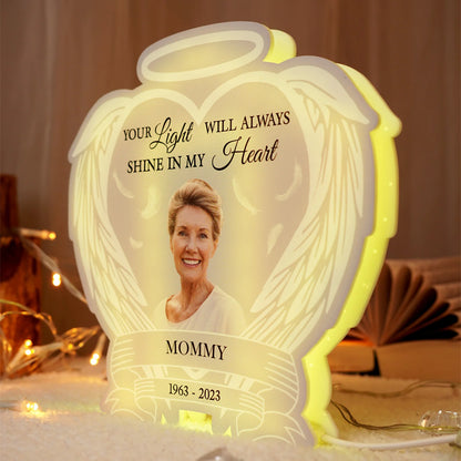 Personalized Memorial Light Box - Custom Photo Keepsake - LoveInTheBox