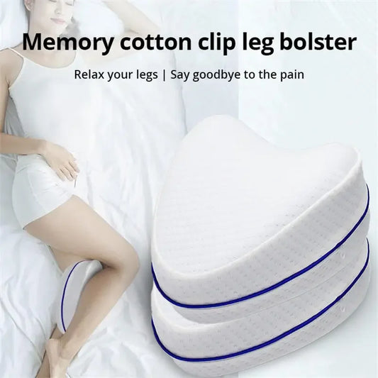 Orthopedic Memory Foam Knee Pillow for Side Sleepers With Lifetime-Warranty - LoveInTheBox