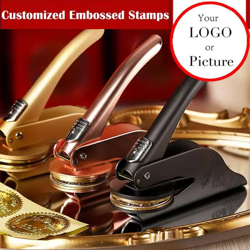 Custom Luxury Book Embosser (Now with 100 Free Gold Stickers) - LoveInTheBox