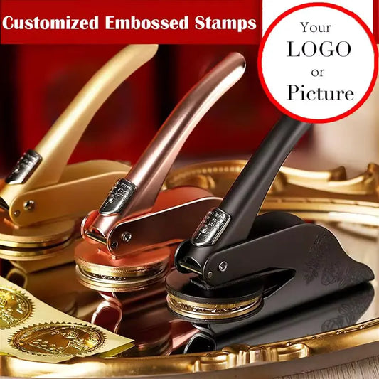 Custom Luxury Book Embosser (Now with 100 Free Gold Stickers) - LoveInTheBox