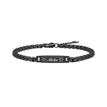 Personalized Engraved Bracelet Set - LoveInTheBox