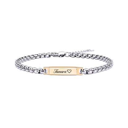 Personalized Engraved Bracelet Set - LoveInTheBox