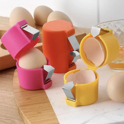 Compact Egg Shell Opener & Separator Cube