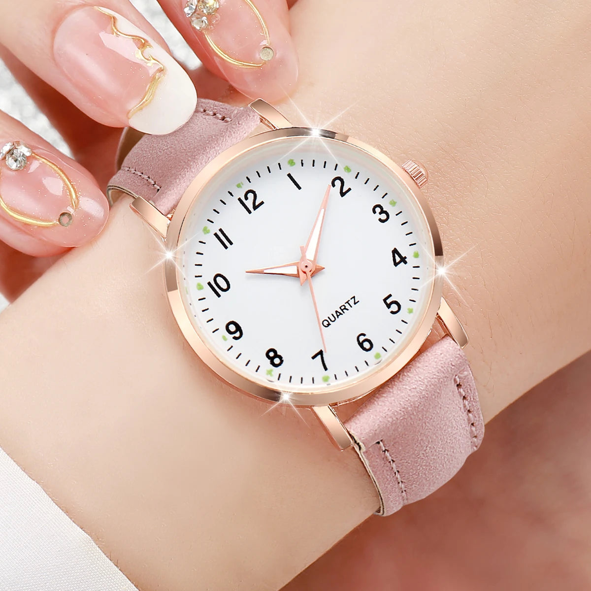 6-Piece Women’s Watch Set: Colorful Elegance for Every Occasion