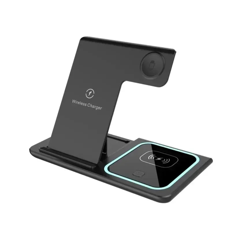 3-in-1 Wireless Charging Station for iPhone, Apple Watch & AirPods