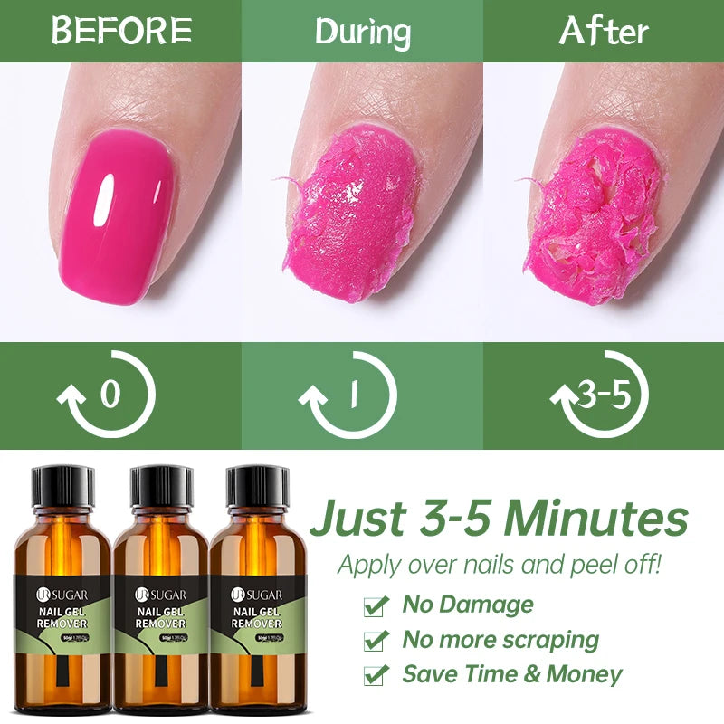 Easy-Off Nail Gel Remover " 3-Minute Magic" – Salon Results at Home