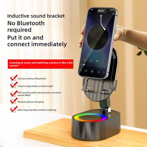 5-in-1 Intelligent Foldable Speaker & Charging Stand - HiFi Surround Sound