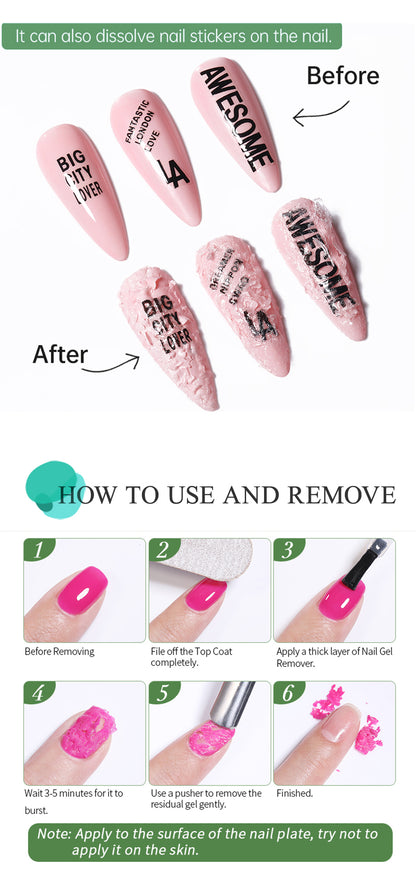 Easy-Off Nail Gel Remover " 3-Minute Magic" – Salon Results at Home