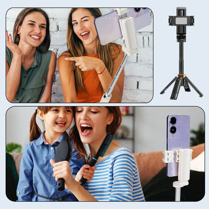 3-in-1 Foldable Selfie Stick Tripod with Wireless Remote - Ultimate Travel & Vlogging Companion