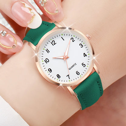 6-Piece Women’s Watch Set: Colorful Elegance for Every Occasion