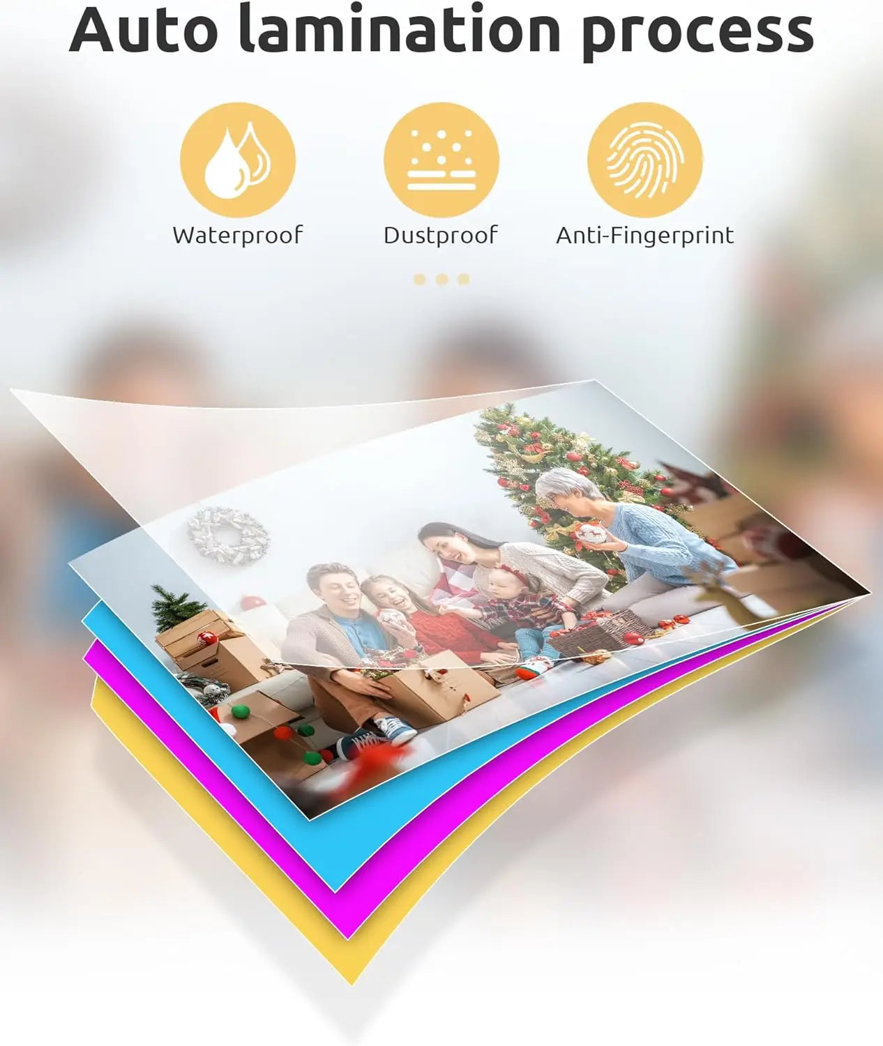 Wireless Instant Photo Printer - High-Resolution 300 DPI Sublimation Printing