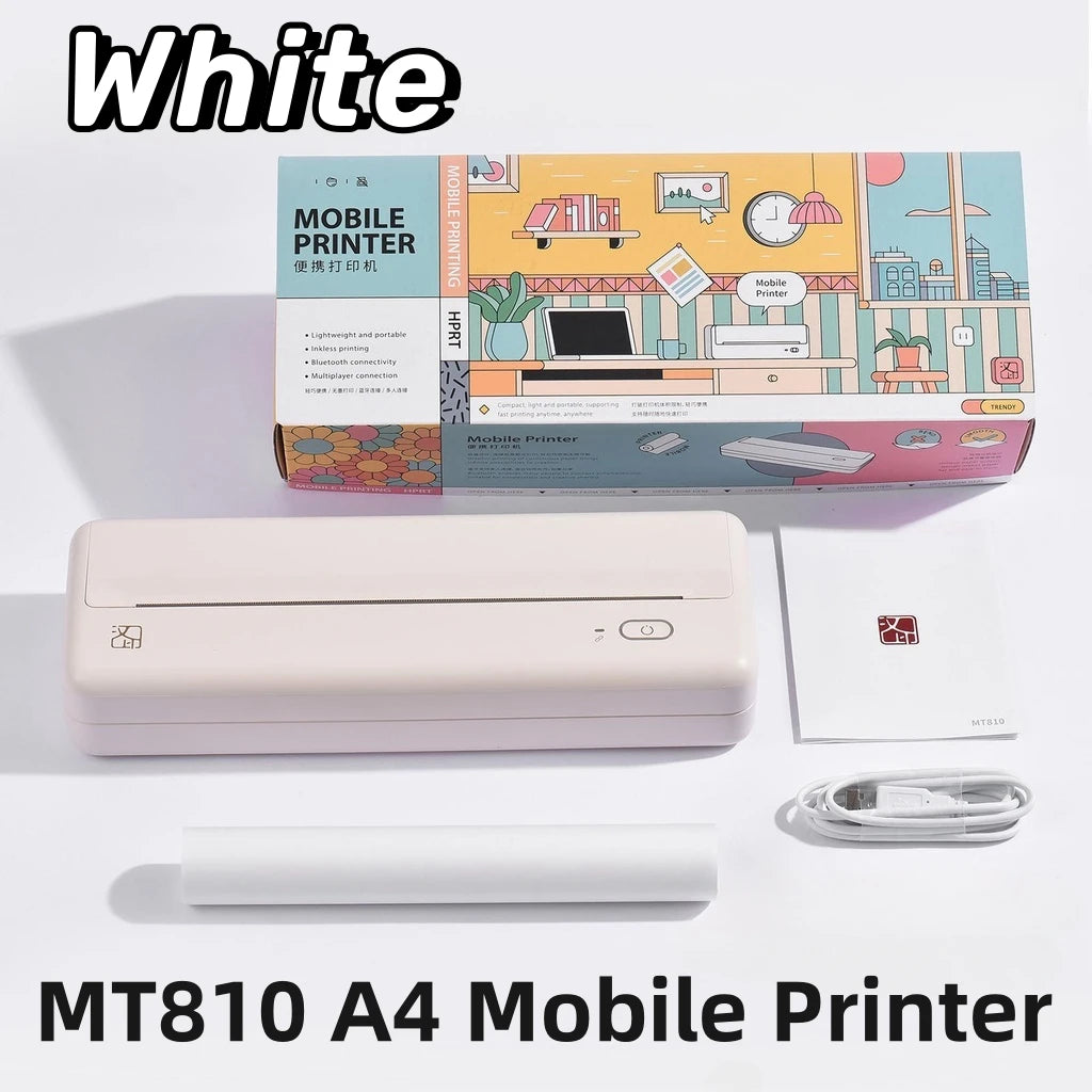 Portable Bluetooth Color Photo Printer – Instant 2x3" Prints Anywhere