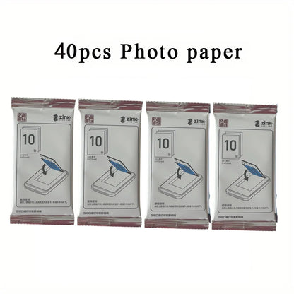 Original ZINK Photo Paper (2x3”) - for Portable Photo Printer - 20/40/50-Pack