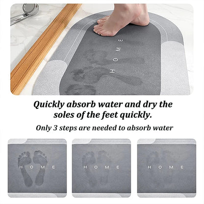 Magic Bath Mat – Quick-Dry, Non-Slip Absorbent Floor Mat for Bathroom & Home