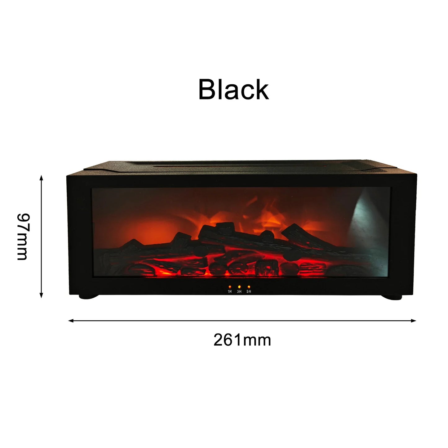 Color Flame Fireplace Diffuser: Aromatherapy & LED Flame Ambiance