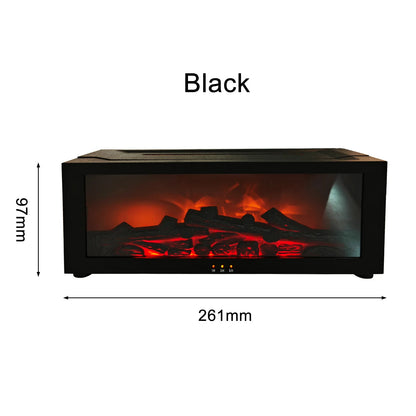 Color Flame Fireplace Diffuser: Aromatherapy & LED Flame Ambiance