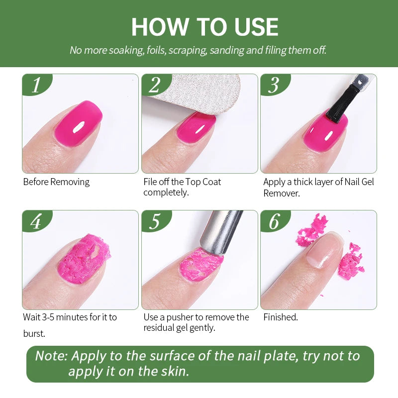 Easy-Off Nail Gel Remover " 3-Minute Magic" – Salon Results at Home