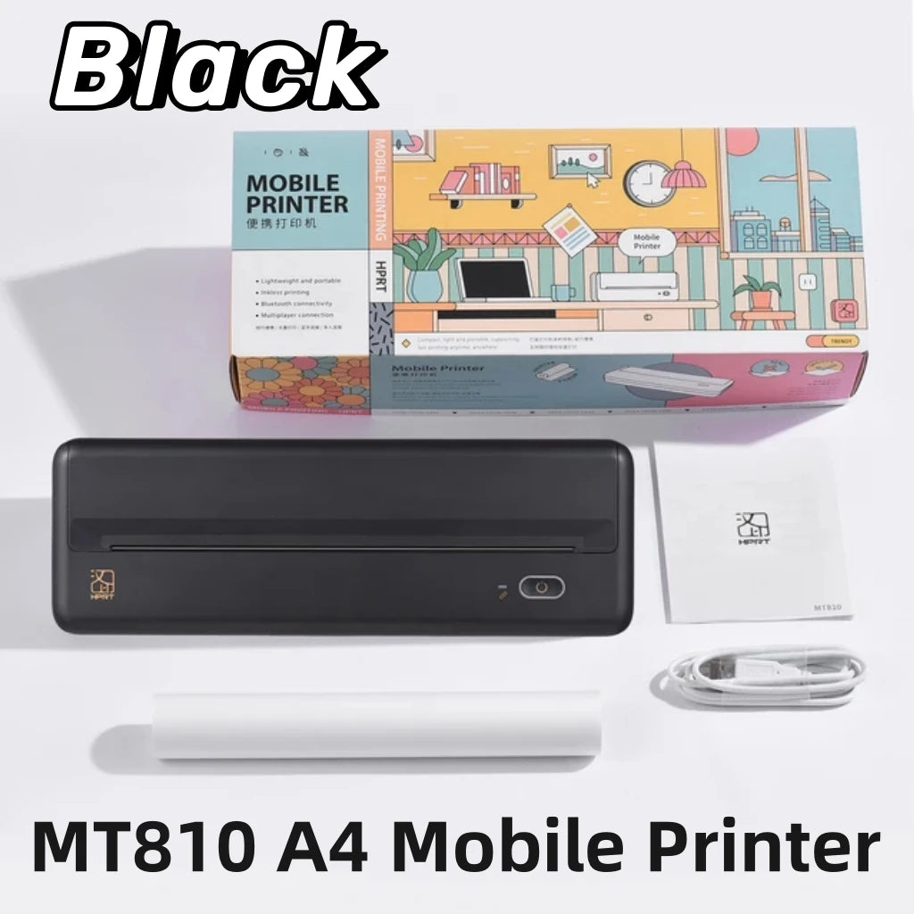 Portable Bluetooth Color Photo Printer – Instant 2x3" Prints Anywhere