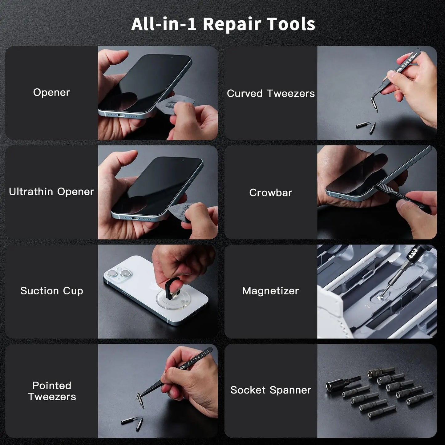 180-in-1 Professional Precision Screwdriver Set with Magnetic CR-V Bits