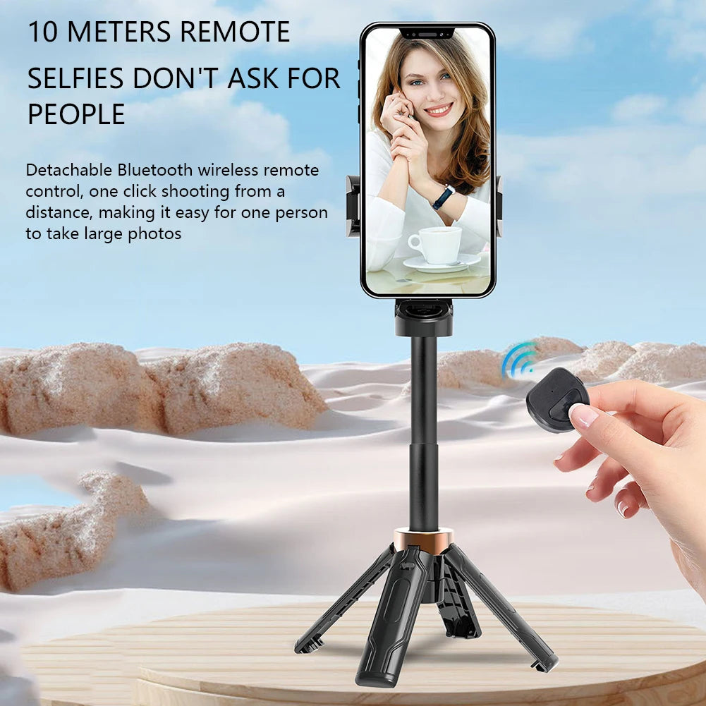 3-in-1 Foldable Selfie Stick Tripod with Wireless Remote - Ultimate Travel & Vlogging Companion