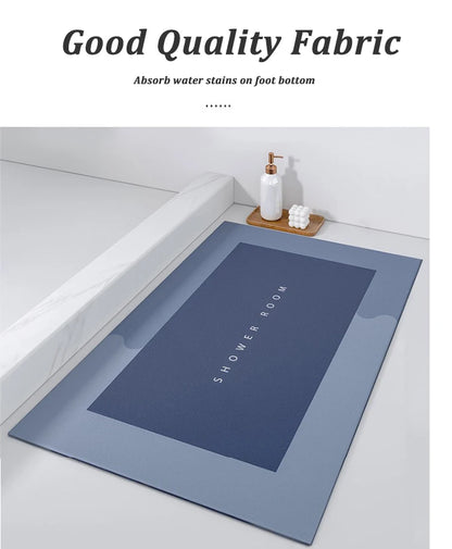 Magic Bath Mat – Quick-Dry, Non-Slip Absorbent Floor Mat for Bathroom & Home