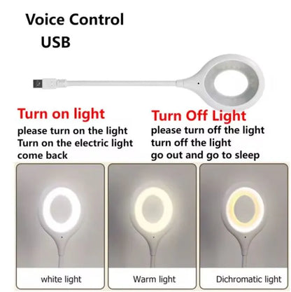 Smart Jellyfish Desk Lamp with USB Voice Control Light - LoveInTheBox