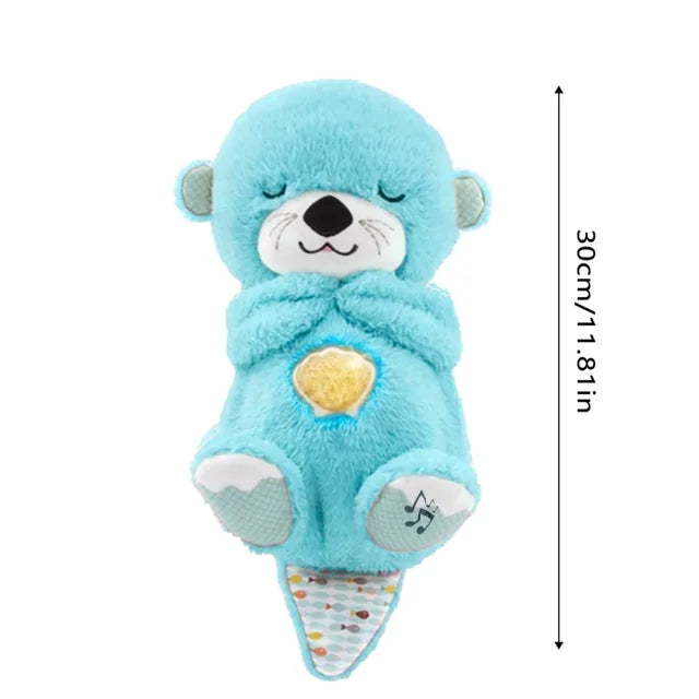 Soothe 'n Snuggle Otter Plush Toy With Rhythmic Breathing Motions - LoveInTheBox