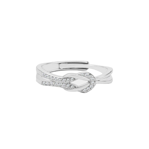 Sterling Silver Knot Ring - LoveInTheBox